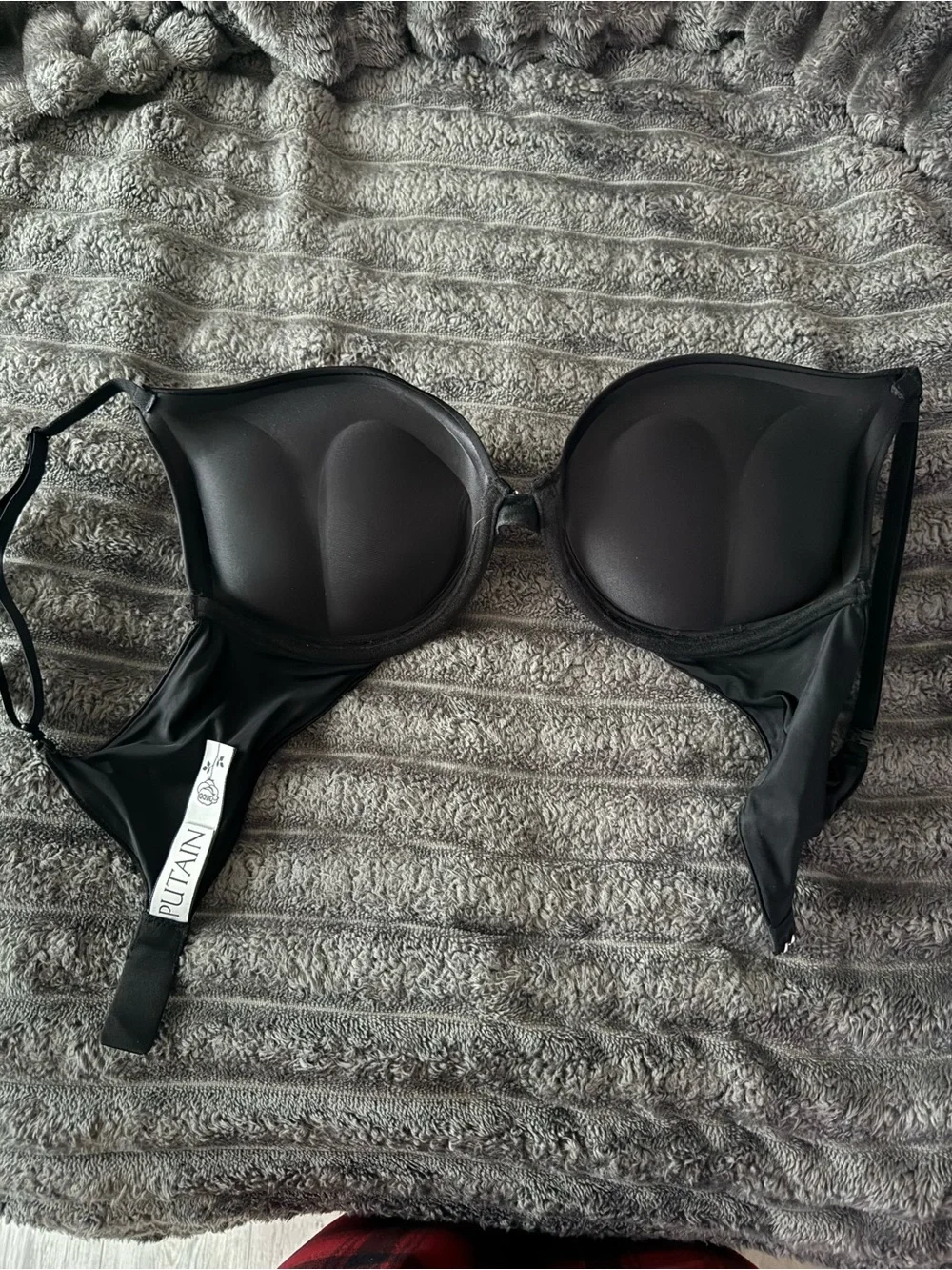 Black T-Shirt Bra with Light Padding - Women Intimates - Picture 2 of 2